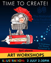 Load image into Gallery viewer, ILLUSTRATION WORKSHOP - NATIONAL ARTS FESTIVAL 2026 - 2 JULY 2.30PM