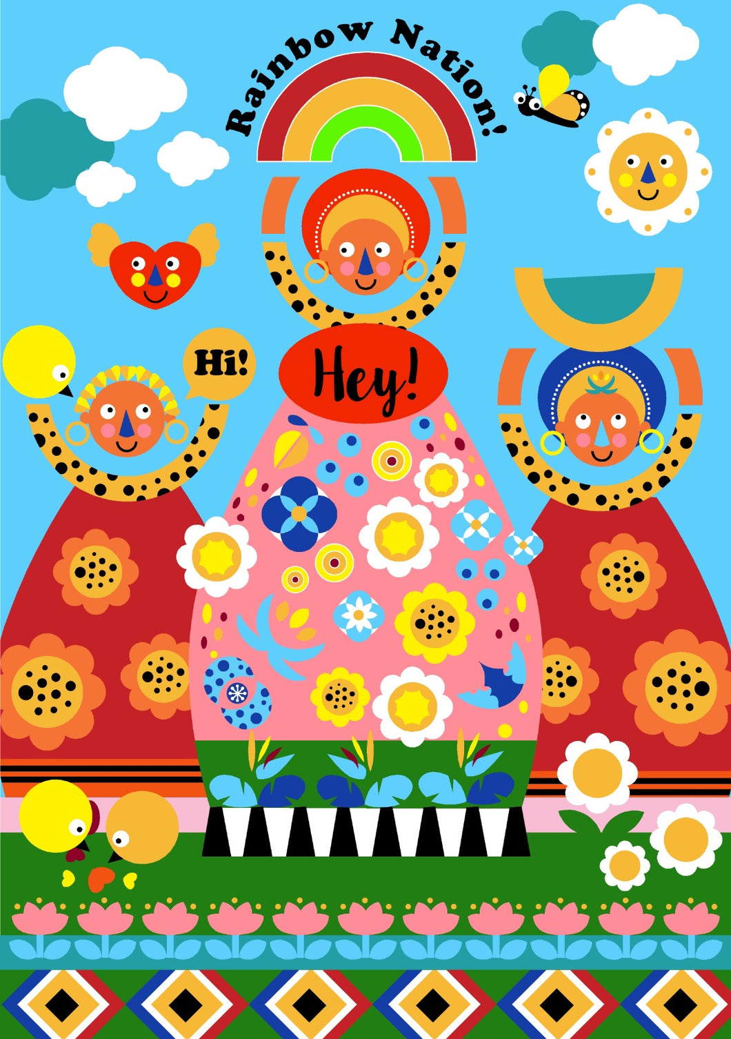 Rainbow Nation A3 Poster